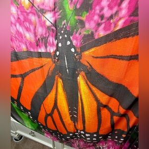 Threads 4 Thought Extra large modal scarf Monarch, butterfly, endangered species